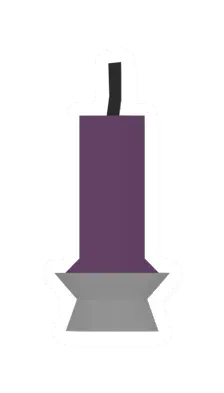 Unturned Purple Candle barricade icon