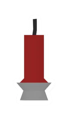 Unturned Red Candle barricade icon