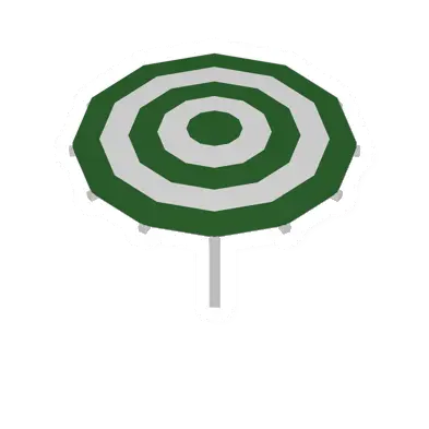 Unturned Green Decorative Umbrella barricade icon