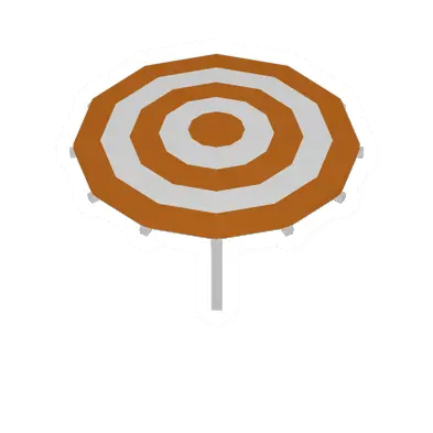 Unturned Orange Decorative Umbrella barricade icon