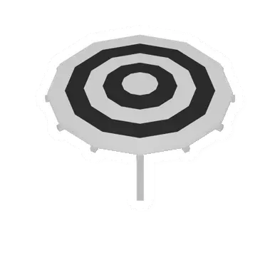 Unturned White Decorative Umbrella barricade icon