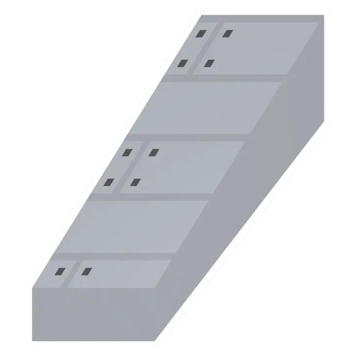 Unturned Poplar Ramp (Left) barricade icon