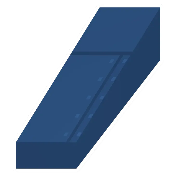 Unturned Titanium Ramp (Left) barricade icon