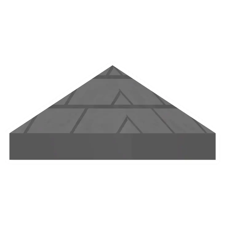 Unturned Stone Pyramid Top barricade icon