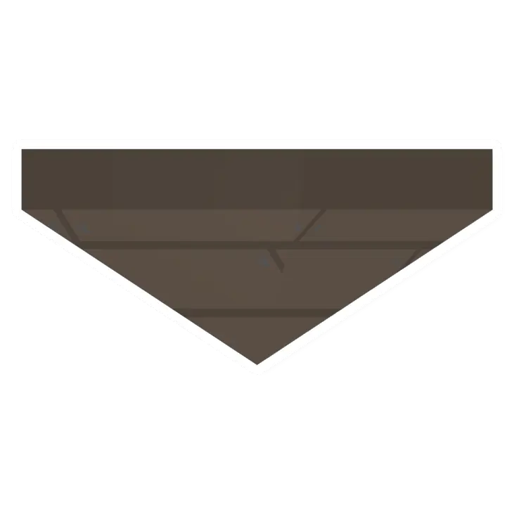 Unturned Maple Pyramid Bottom barricade icon