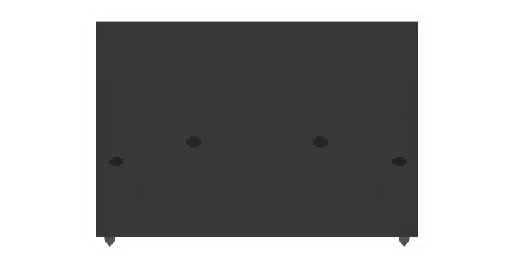 Unturned Black Rectangle Couch storage icon