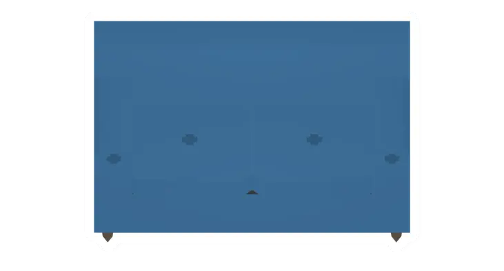 Unturned Blue Rectangle Couch storage icon