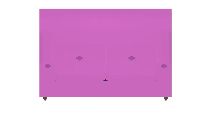 Unturned Pink Rectangle Couch storage icon