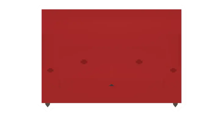 Unturned Red Rectangle Couch storage icon