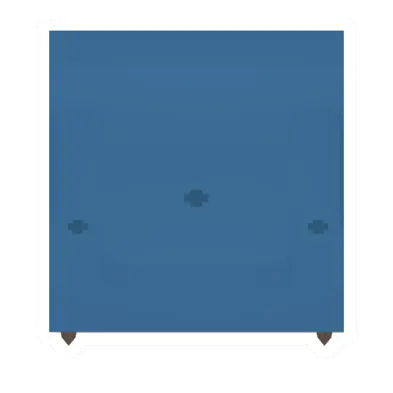 Unturned Blue Square Couch storage icon