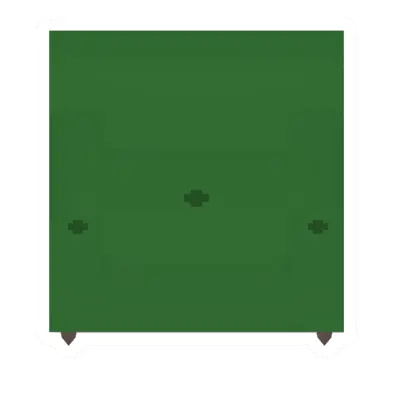 Unturned Green Square Couch storage icon