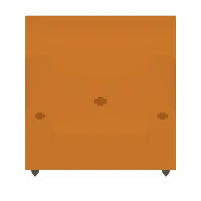 Unturned Orange Square Couch storage icon