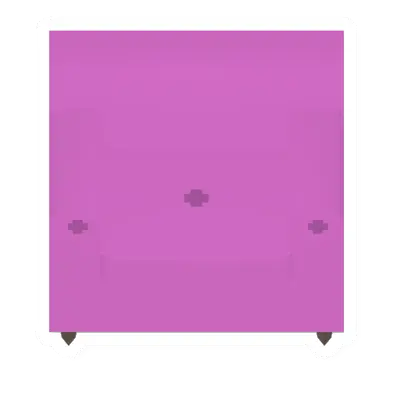 Unturned Pink Square Couch storage icon