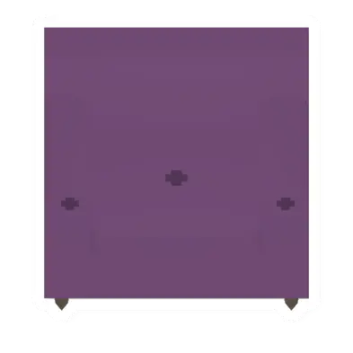 Unturned Purple Square Couch storage icon