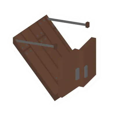 Unturned Unlocked Pine Short Gate Drawbridge barricade icon