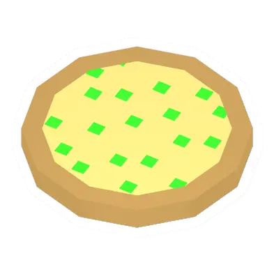 Unturned Green Mushroom Pizza food icon