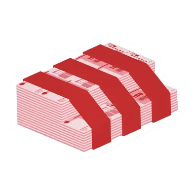 Unturned Large Pile of ￥100 Note barricade icon