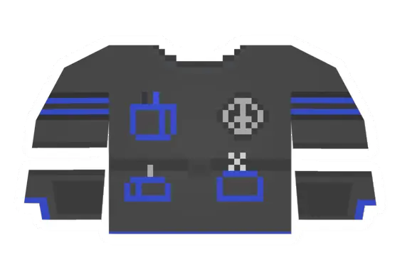 Unturned Neon Blue Top clothing icon