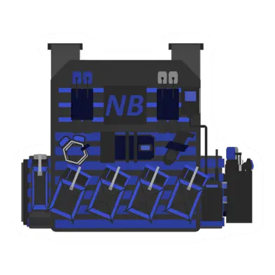 Unturned Neon Blue Vest clothing icon