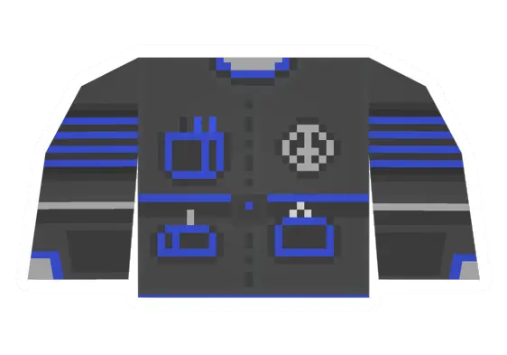 Unturned Advanced Neon Blue Top clothing icon