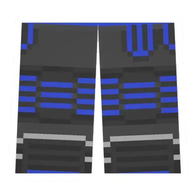 Unturned Advanced Neon Blue Bottom clothing icon