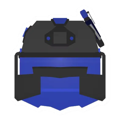 Unturned Advanced Neon Blue Helmet clothing icon