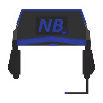 Unturned Neon Blue Cap clothing icon
