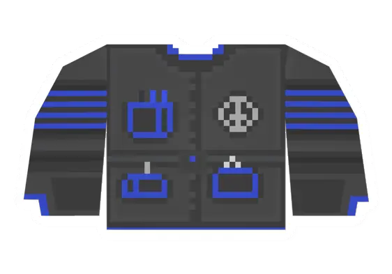 Unturned Heavy Neon Blue Top clothing icon