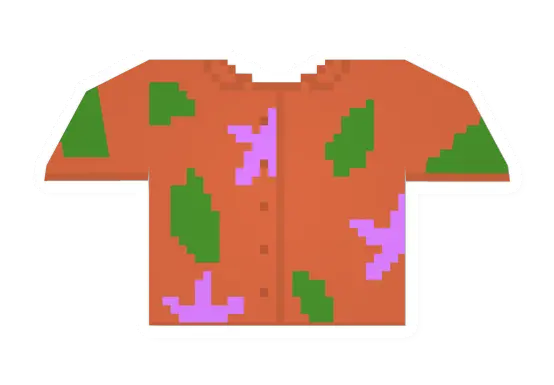 Unturned Orange Buttonup clothing icon