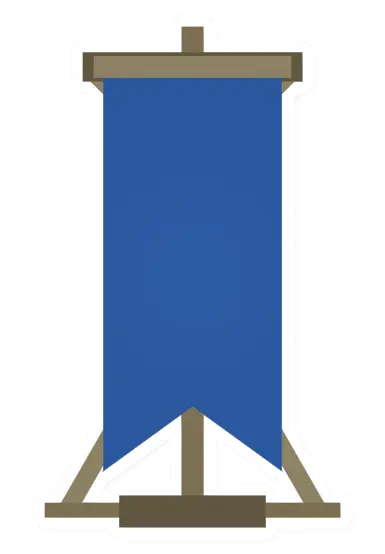 Unturned Blue Claim Banner barricade icon