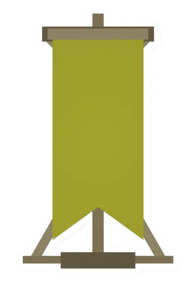 Unturned Yellow Claim Banner barricade icon