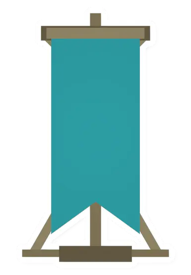 Unturned Cyan Claim Banner icon