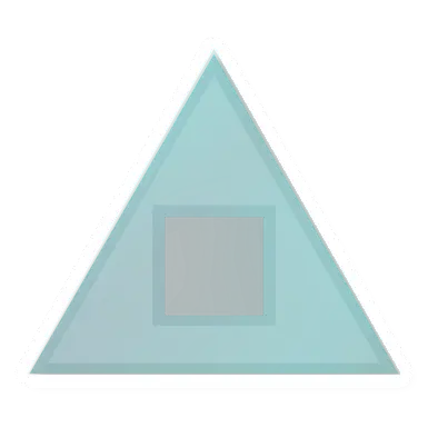 Unturned Crystalized Triangular Metal Roof Hole barricade icon