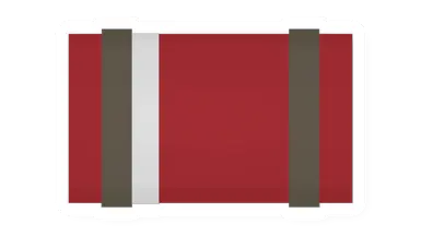 Unturned Red Bedroll barricade icon