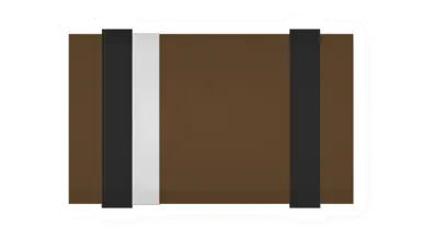 Unturned Brown Bedroll barricade icon