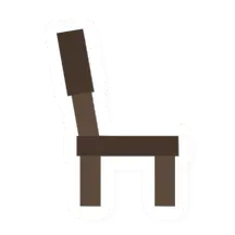 Unturned Pine Chair barricade icon