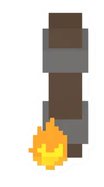 Unturned Pine Torch barricade icon