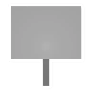 Unturned Metal Sign barricade icon