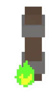 Unturned Green Torch barricade icon