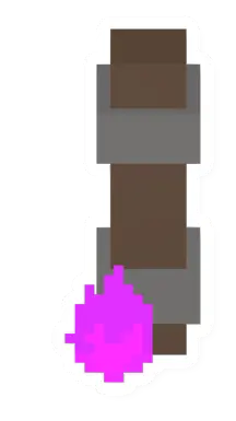 Unturned Magenta Torch barricade icon