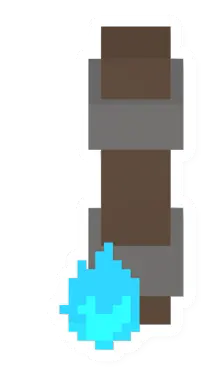 Unturned Cyan Torch barricade icon