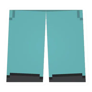 Unturned Cyan Bottom clothing icon