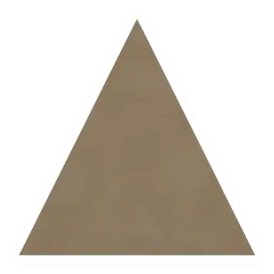 Unturned Triangular Pine Roof Planter barricade icon