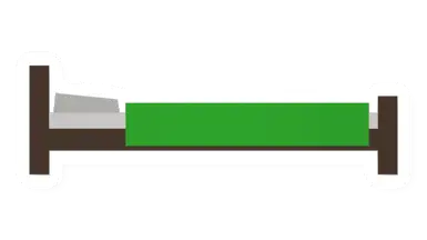 Unturned Green Bed barricade icon