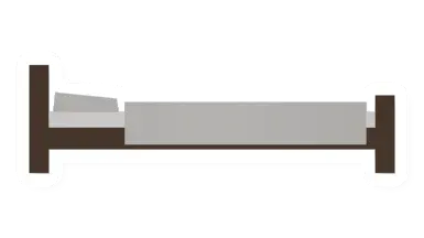Unturned White Bed barricade icon