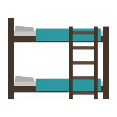 Unturned Cyan Bunk Bed barricade icon