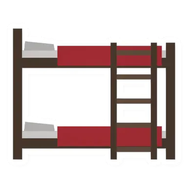 Unturned Red Bunk Bed item icon