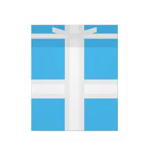 Unturned Cyan Present barricade icon