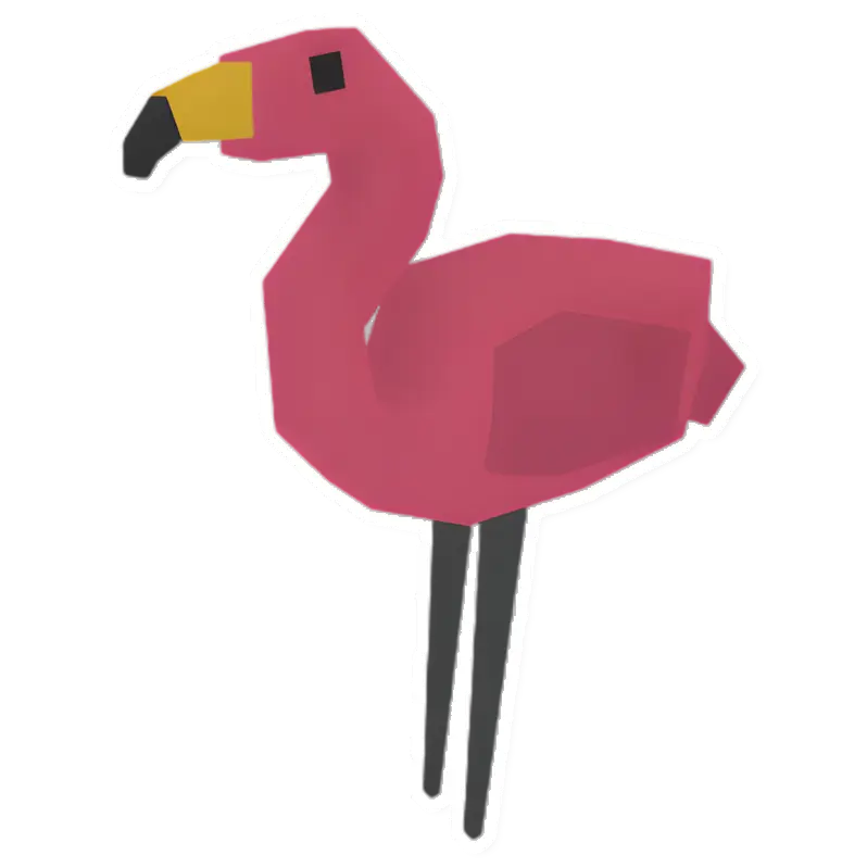 Unturned Flamingo animal icon