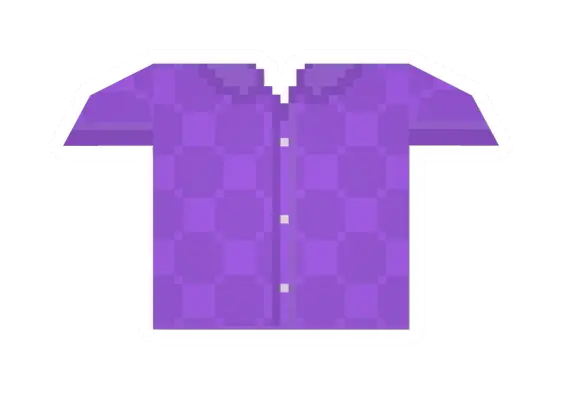 Unturned Purple Buttoned Shirt clothing icon